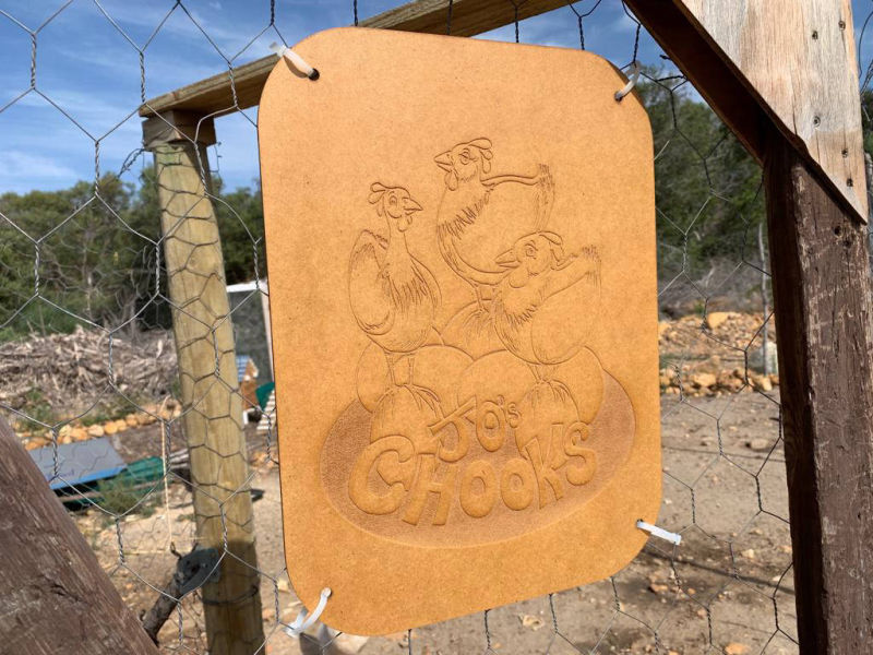 Custom Engraved Sign MDF